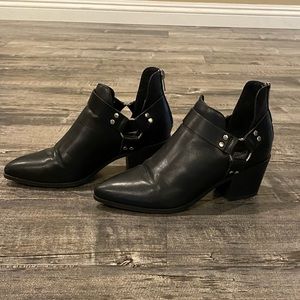 Forever 21 faux leather ankle boots